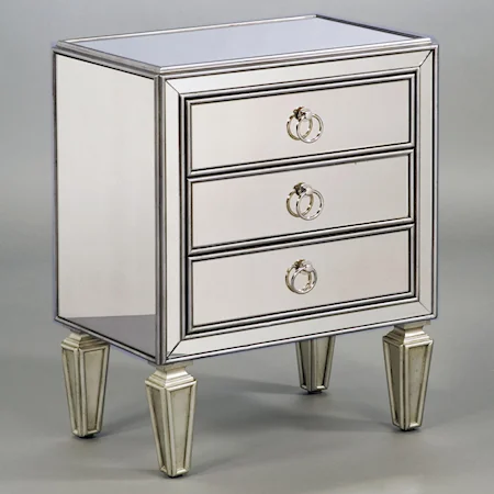 Chairside Chest with Three Drawers